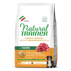 NT ADULT DOG SENSITIVE NO GLUTEN M/M LAMB (ėriena) 3kg