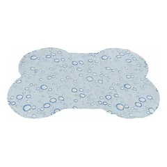 Trixie Cooling Mat Bone Shape atvėsinantis kilimėlis gyvūnams, kaulo formos, šviesiai mėlynas, 85×60 cm
