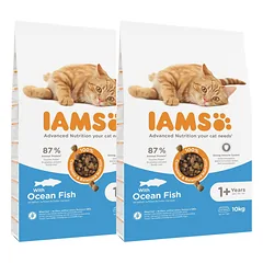 IAMS for Vitality suaugusioms katėms su vandenyno žuvimis 20 kg (2 x 10 kg)