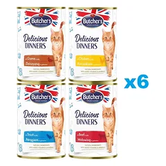 BUTCHERS Deliciuos dinners Mišrių skonių želė 24x400 g