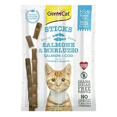 GimCat Sticks with Salmon and Cod 20 g