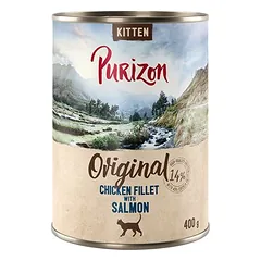Purizon Kitten begrūdis drėgnas maistas kačiukams 6 x 400 g — 2 nuotrauka