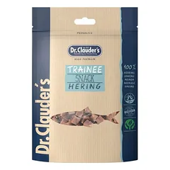 Dr. Clauder’s Herring Trainee Silkės skanėstas kubeliais 80 g parduotuvėje e-zoo.lt