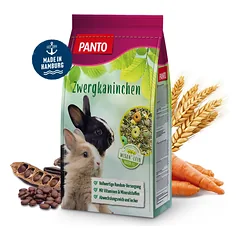 PANTO DWARF RABBIT FEED, visavertis pašaras nykštukiniams triušiams, 1 – 2,5 kg – 2,5 kg