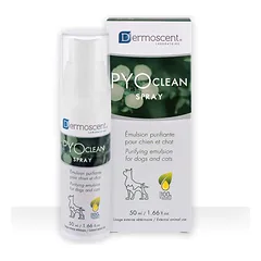 Dermoscent PYOclean Spray valomasis purškalas šunims ir katėms 50ml