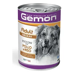 Gemon mini adult konservuotas pašaras su vištiena ir ryžiais 415g