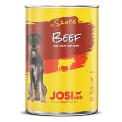 JosiDog Beef in Sauce konservuotas maistas šunims jautiena padaže, 415 g photo