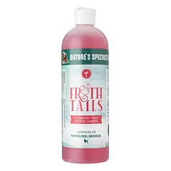 Nature's Specialties Froth Tails Braškių Šampūnas - drėkinamasis šampūnas šunims ir katėms, su braškių ir šampano kvapu, koncentratas 1:50, 3,8L — 2 nuotrauka