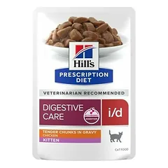 Hills Prescription Diet Cat I/D kačiukams su vištiena 12x85 g