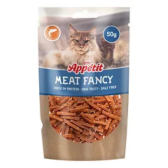 COMFY Appetit Maet Fancy Salmon Strips 50 g daug baltymų turinčio skanėsto katėms