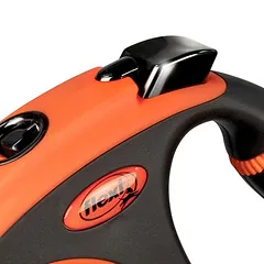 flexi Xtreme juostinis pavadėlis, oranžinis, 8 m, <55 kg, Dideliems 26–45 kg — 2 nuotrauka