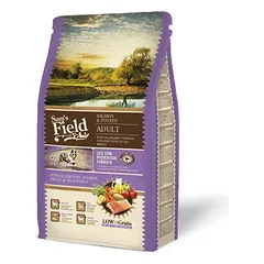 Sam’s Field Adult Salmon Potato mažai grūdų turintis sausas maistas suaugusiems šunims su lašiša ir bulvėmis, 13 kg