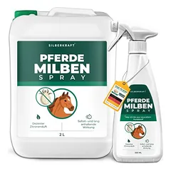 Silberkraft Milbenspray für Pferde – Abwehrspray (Repellent) gegen Milben