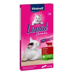 Vitakraft Liquid Snack skanėstas su jautiena katėms