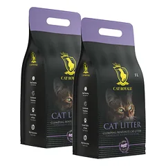 Cat Royale Levandų bentonito kraikas 2x5l