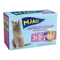 Mjau Cat maišeliai, drėgnas maistas katėms 12 x 85 g — 3 nuotrauka