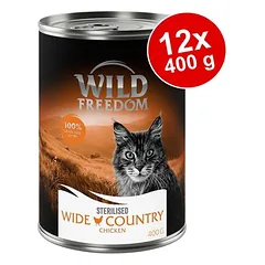 Wild Freedom Adult Sterilised 12 x 400 g - getreidefreie Rezeptur