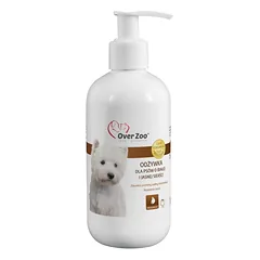 OVER ZOO Šunų kondicionierius baltam ir šviesiam kailiui 240ml