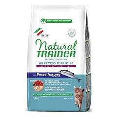Natural Trainer Exigent Adult Cat sausas maistas katėms su žuvimi
