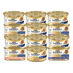 Purina Gourmet Gold putėsiai Mišrių skonių 72x85g