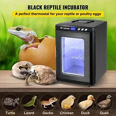 Juodųjų roplių skaitmeninis inkubatorius 25 L, 5–42 °C, 12V/110V — 2 nuotrauka