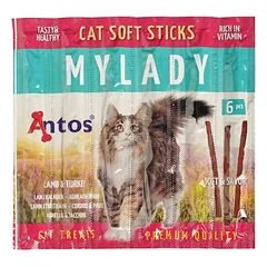 ANTOS MYLADE Mėsos lazdelės katėms ėriena/kalakutiena
