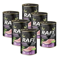 RAFI katė suaugusi sterilizuota su triušiu 6x400g