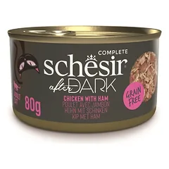 SCHESIR After Dark Vištiena su kumpiu sultinyje 6x80 g drėgnas maistas katėms