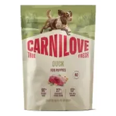 CARNILOVE Dog True Fresh DUCK Puppy maistas šuniukams