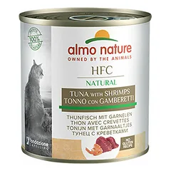 Almo Nature HFC Natural tuncis ar garnelēm 280 g - konservi kaķiem