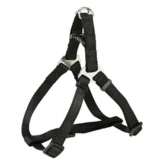Trixie Premium One Touch petnešos šunims, L 65-80 cm, juodos parduotuvėje bikuva.lt