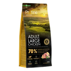 Profine Adult Large Breed Chicken sausas maistas didelių veislių šunims su vištiena 12kg.
