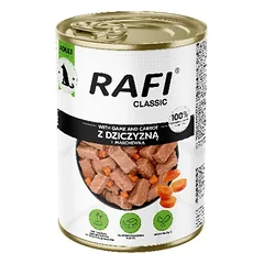 Rafi classic su žvėriena ir morkomis 1240g