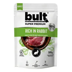 BULT Dog su triušiena, drėgnas maistas šunims 500 g — 3 nuotrauka