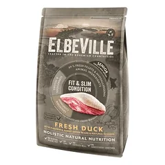 Elbeville Senior Mini Fresh Duck Fit And Slim Condition sausas maistas mažų ir miniatiūrinių šunų senjorams, 4 kg