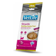 Farmina Vet Life Cat Struvite Healthy Creamy Treat su vištiena ir tunu, skanėstai katėms 4x15 g — 2 nuotrauka