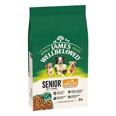 James Wellbeloved Senior Dog Hypoallergenic su kalakutiena ir ryžiais, sausas maistas šunims — 2 nuotrauka