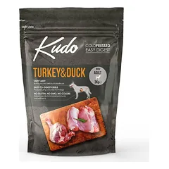 Kudo Turkey&Duck Mini Adult sausas maistas suaugusiems šunims 3 kg