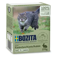 Konservai katėms Bozita Cat su triušiena, 370 g