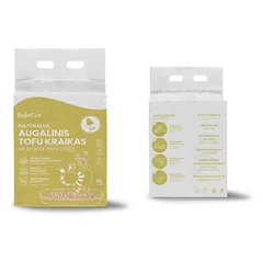 Kraikas katėms TOFU BeloCat, pušies kvapo, 6 l (2,5 kg), 2 mm granulės