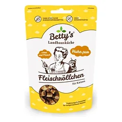 Betty's Landhausküche Katze Fleischröllchen Huhn pur