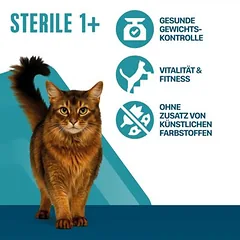 Perfect Fit Sterile 1+ su vištiena, sausas maistas katėms, < 1,4 kg — 2 nuotrauka