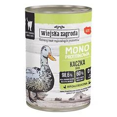 WIEJSKA ZAGRODA Monoproteininė Antiena drėgnas maistas katėms 400 g