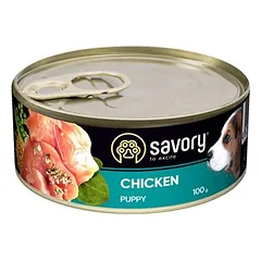 Savory drėgnas maistas šuniukams su vištiena, 100 - 199 g — 2 nuotrauka