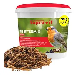 Supravit vabzdžių mišinys, pašaras paukščiams, 100g — 2 nuotrauka