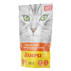 Josera Chicken With Spinach paštetas katėms su lašišų aliejumi ir šlapimo pH kontrole, 85 g — 2 nuotrauka