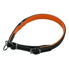 Hunter Leather collar 35 brown/light brown