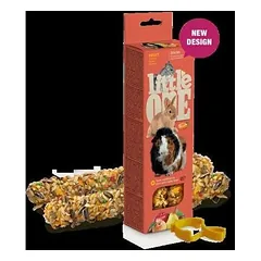 Mealberry Little One lazdelės jūrų kiaulytėms, triušiams ir šinšiloms su vaisiais 2 x 60 g — 2 nuotrauka
