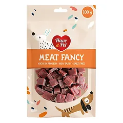 HAP skanėstas šunims, antienos kubeliai, 100 g