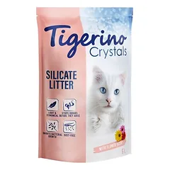 Tigerino Crystals Katzenstreu – Blütenduft